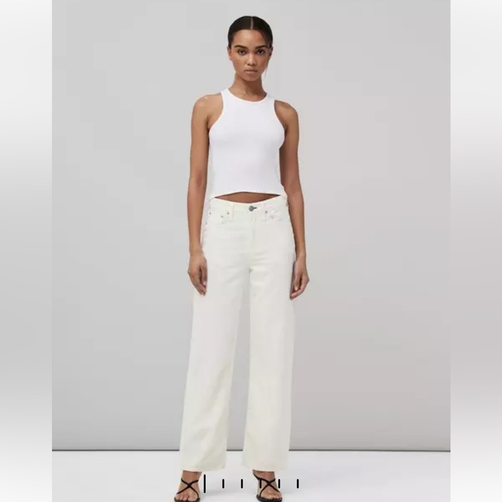 Rag and bone Featherweight Logan Wide-Leg